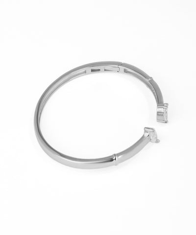 Open Cuff Bangle with Marquise and Pear Stone Accents | Stylika