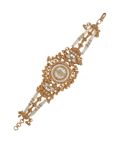 Heritage Bracelet Watch with ornate circular dial motif