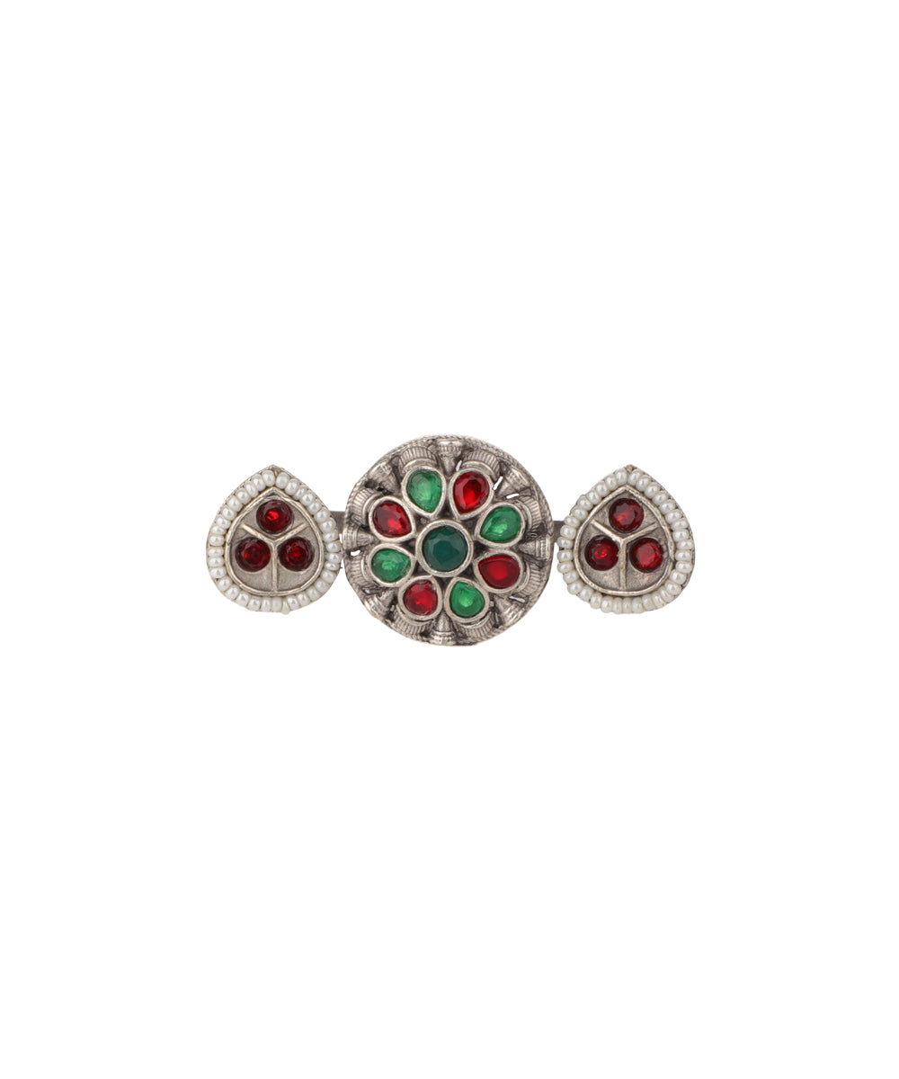 Petal Medallion Trio Ring | Stylika