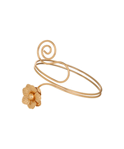 Floral Spiral Design Arm Cuff | Stylika