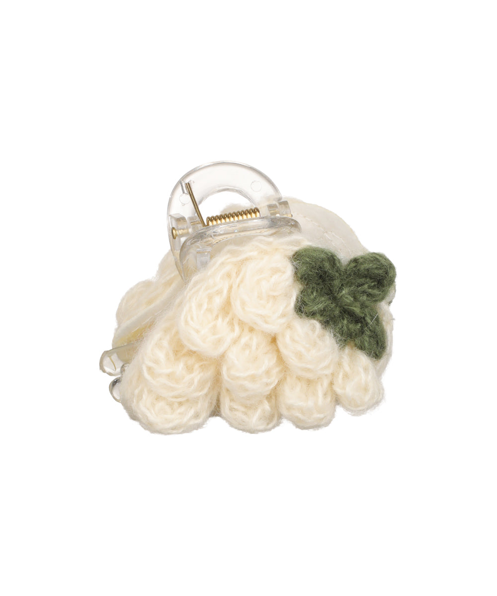 Crochet Knitted Strawberry Hair Claw Clip | STYLIKA