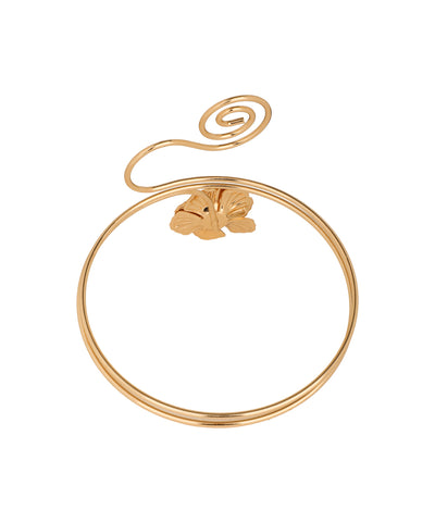 Floral Spiral Design Arm Cuff | Stylika