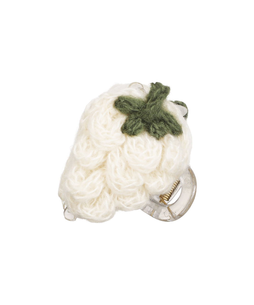 Crochet Knitted Strawberry Hair Claw Clip | STYLIKA