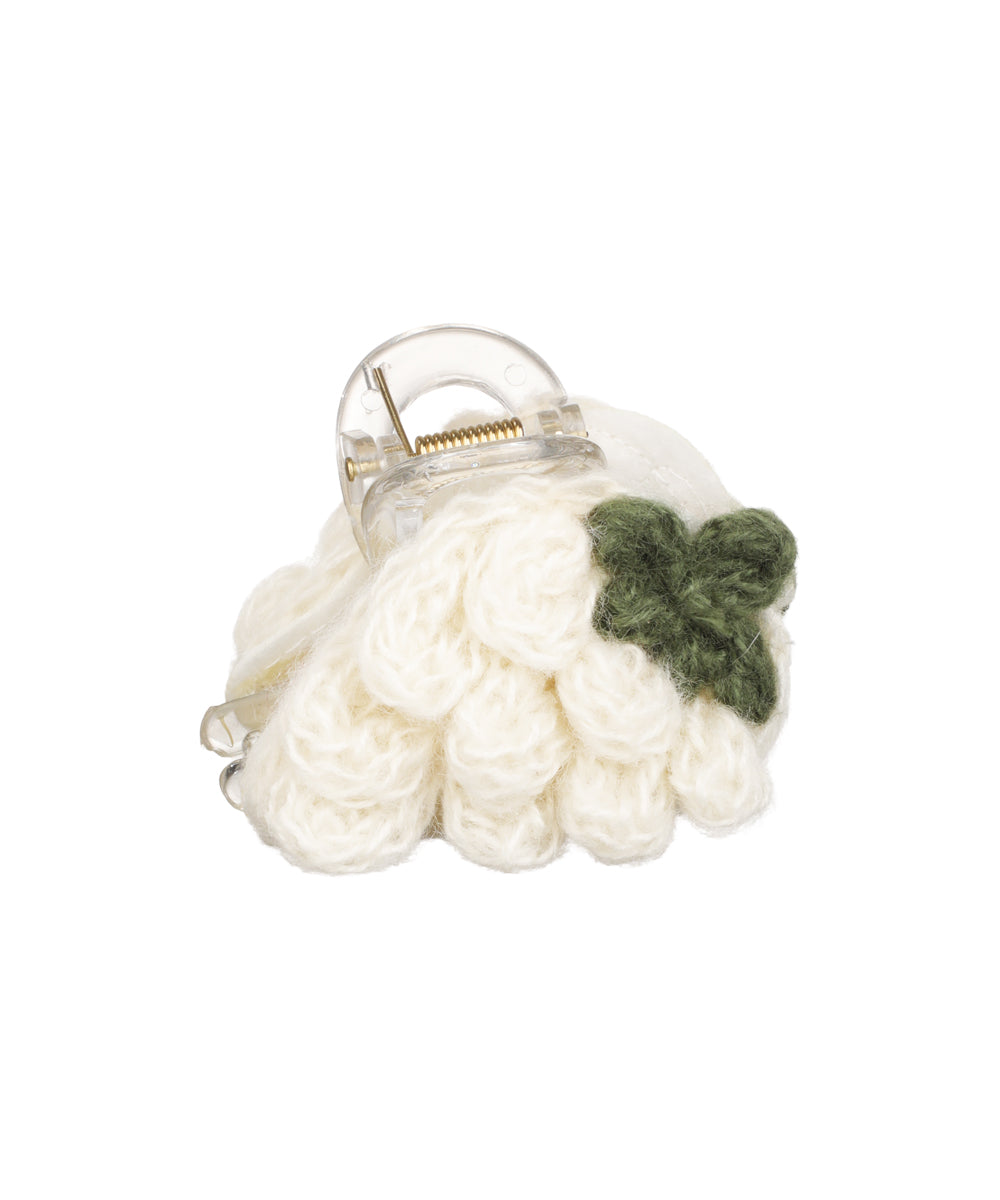 Crochet Knitted Strawberry Hair Claw Clip | STYLIKA