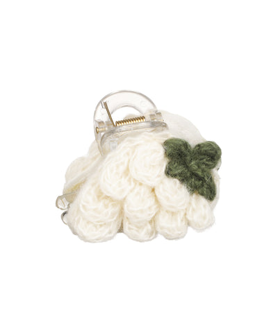 Crochet Knitted Strawberry Hair Claw Clip | STYLIKA