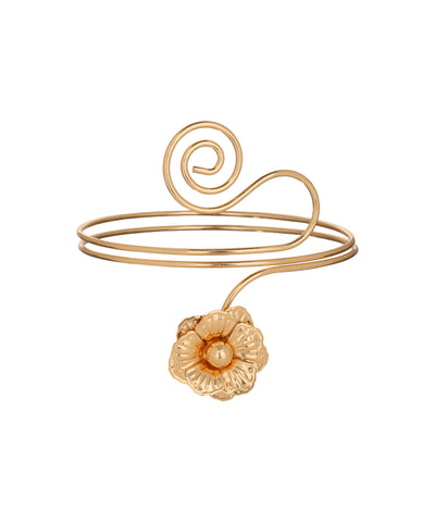 Floral Spiral Design Arm Cuff | Stylika