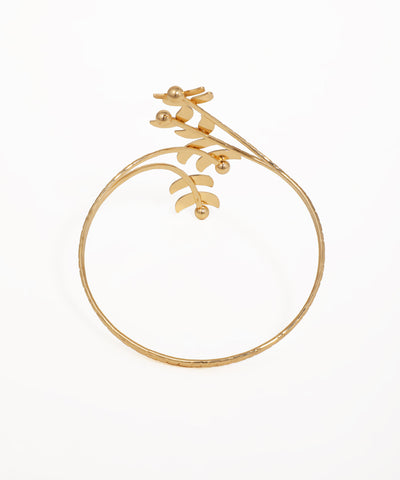 Sculpted Leaf Vine Arm Cuff | Stylika
