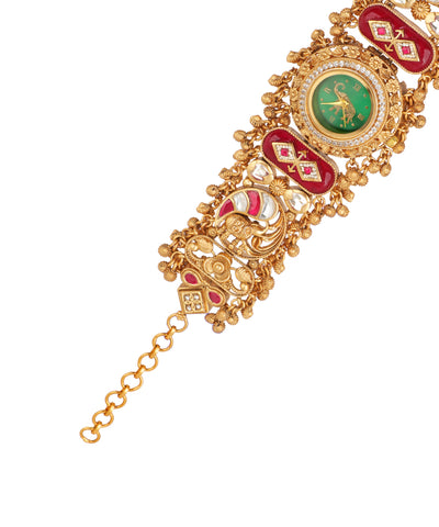 Heritage Bracelet Watch styled for festive ethnic fusion