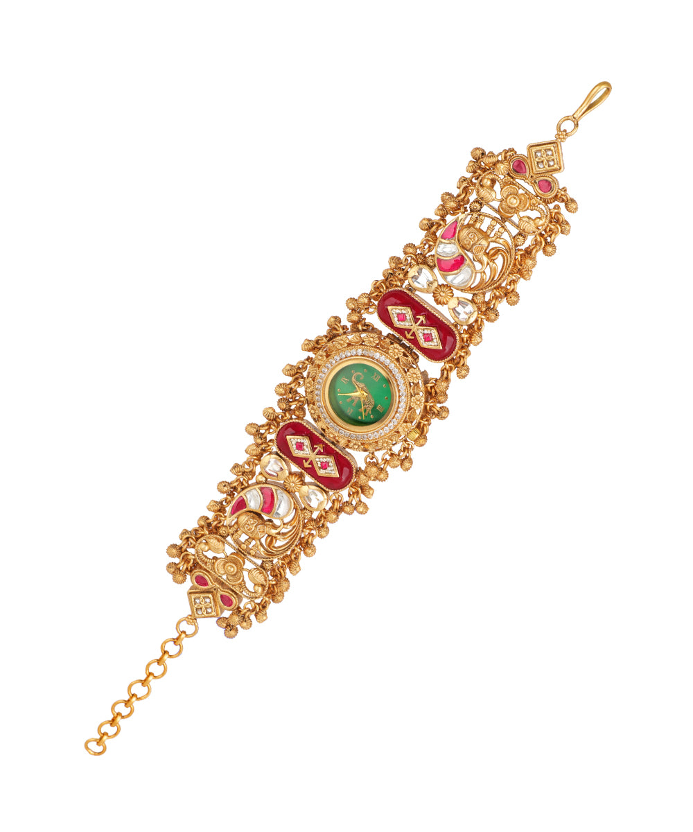 Heritage Bracelet Watch featuring a traditional elephant motif