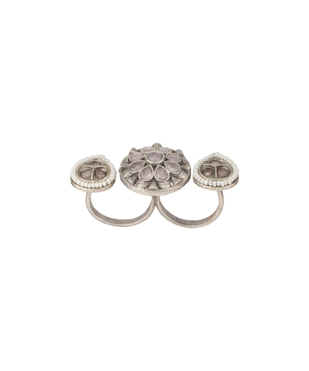 Petal Medallion Trio Ring | Stylika