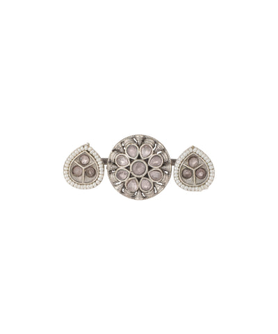 Petal Medallion Trio Ring | Stylika