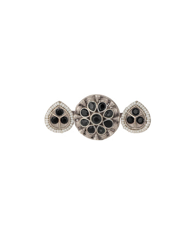 Petal Medallion Trio Ring | Stylika