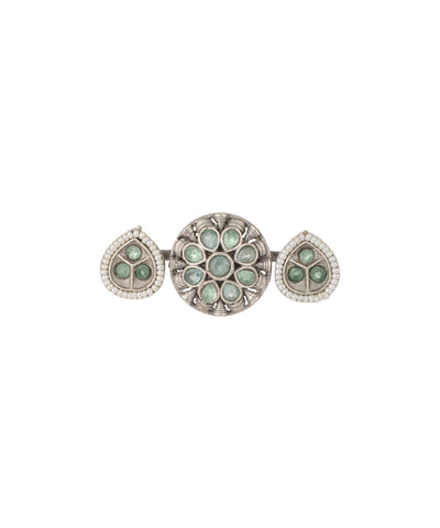 Petal Medallion Trio Ring | Stylika