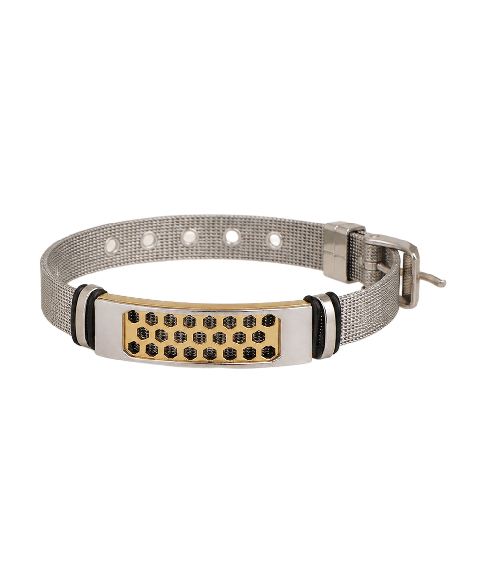 Honeycomb Grid Mesh Bracelet | Stylika