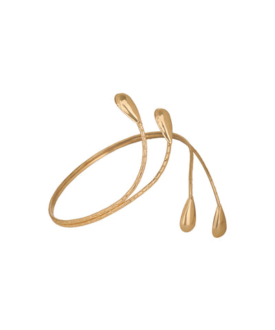 Drop Arm Cuff with Textured Detailing | Stylika