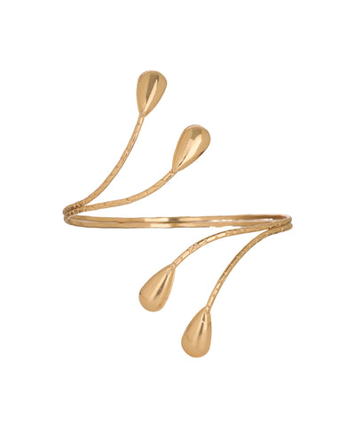 Drop Arm Cuff with Textured Detailing | Stylika