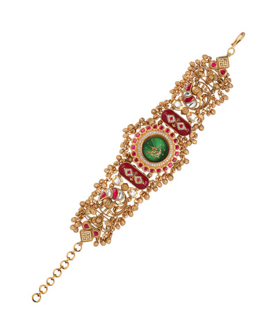 Heritage Bracelet Watch with detailed traditional motifs