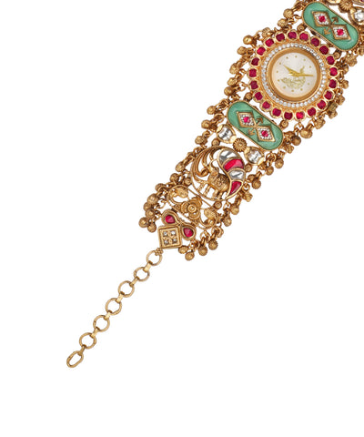 Heritage bracelet watch for styling with ethnic attire