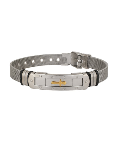 Rivet Cross Mesh Bracelet | Stylika