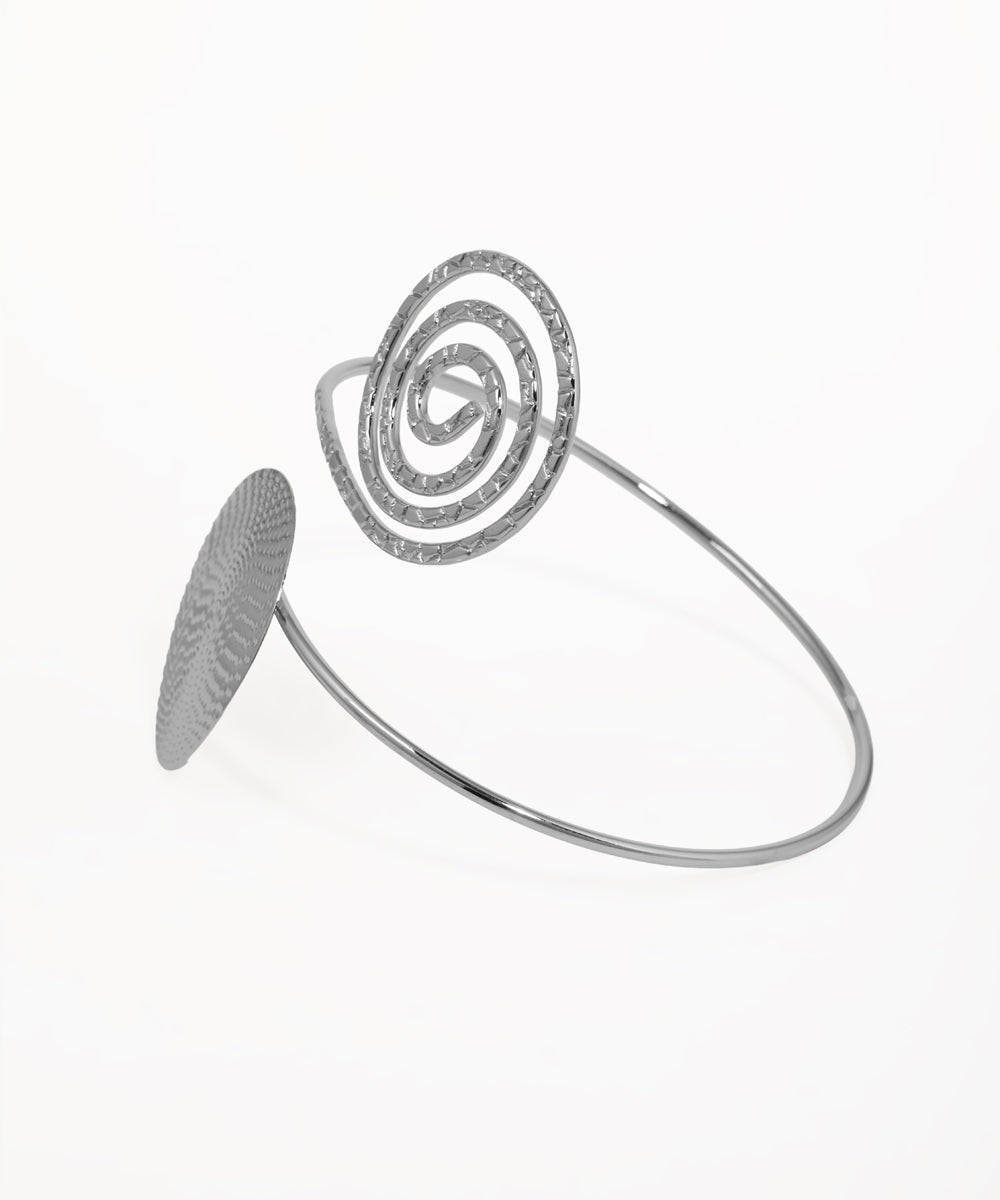 Abstract Spiral Disc Arm Cuff | Stylika