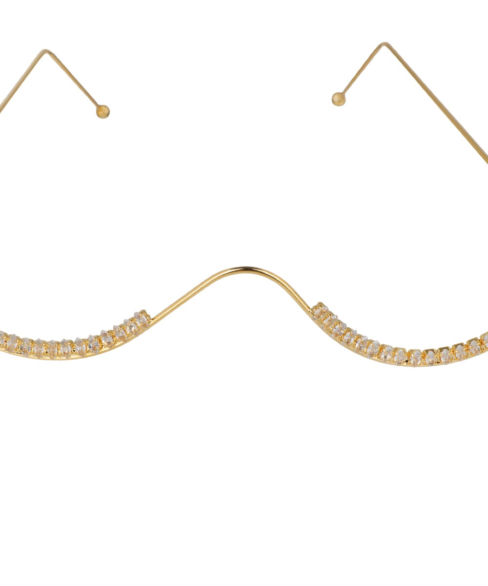 Modern Contour Facelet with Sparkling Stone Design | Stylika