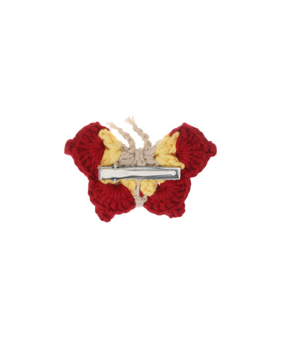 Dual-Tone Butterfly Crochet Hair Clip | Stylika