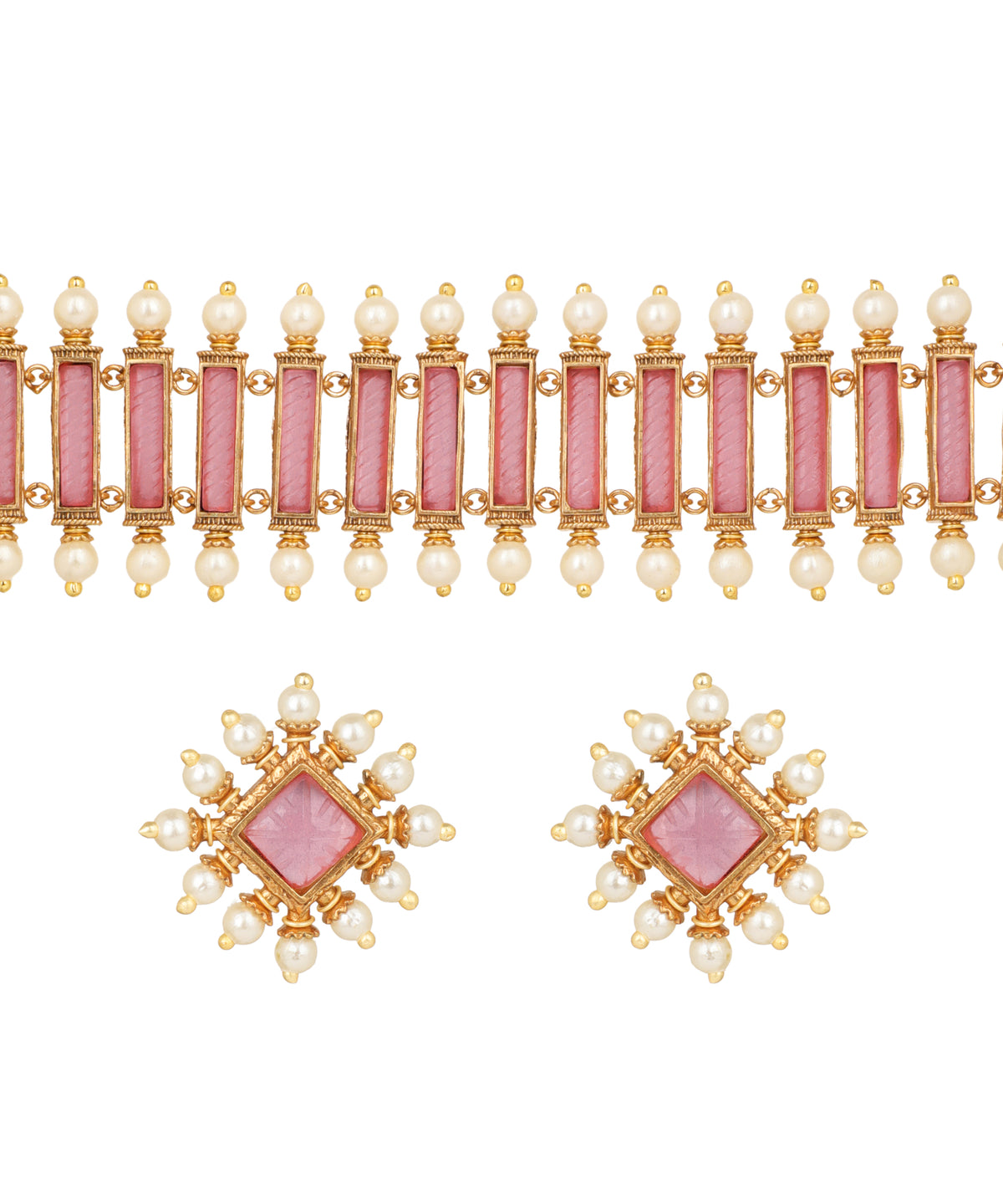 Navratna Bar Choker Necklace | Stylika