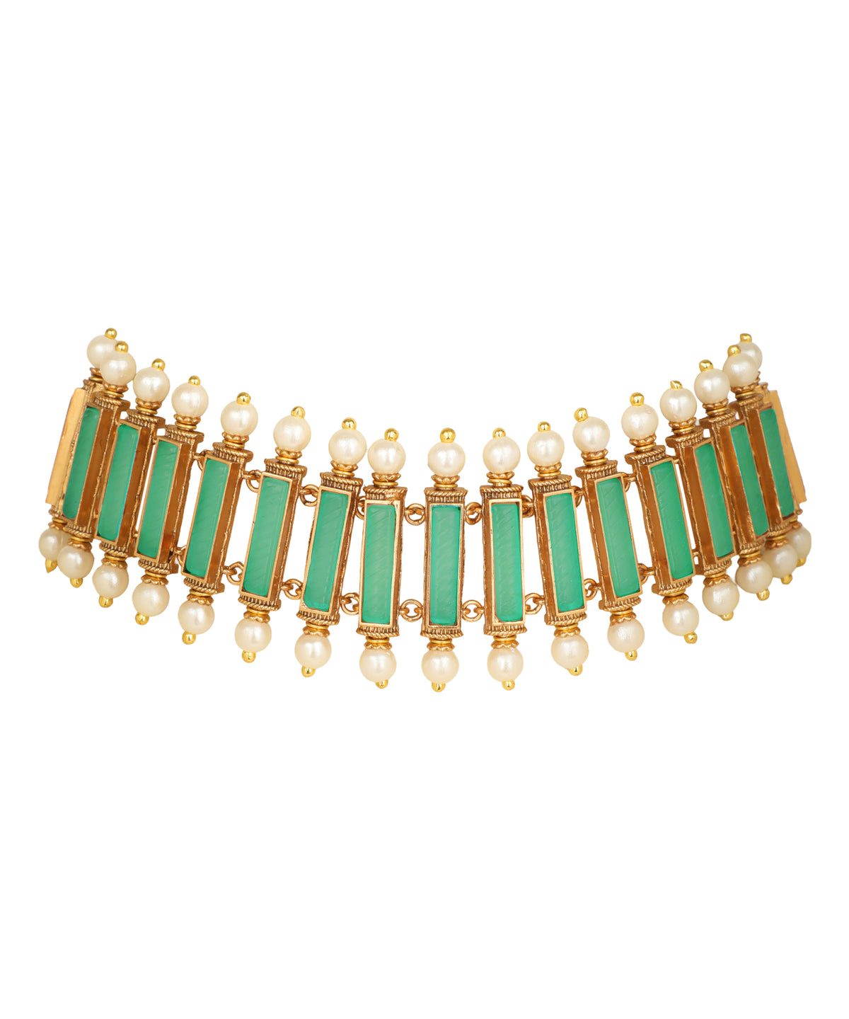Navratna Bar Choker Necklace | Stylika
