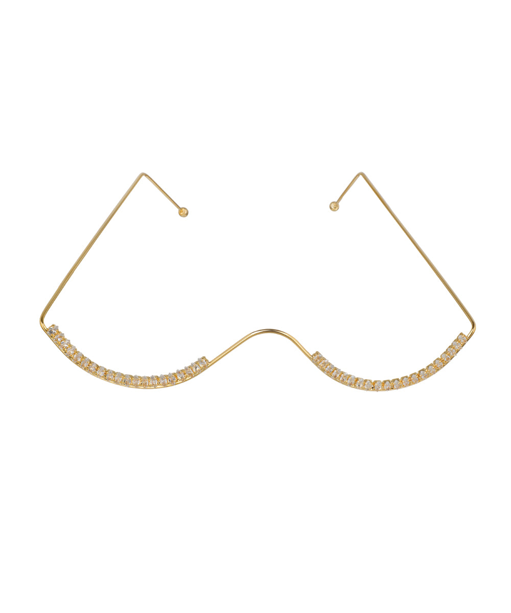 Modern Contour Facelet with Sparkling Stone Design | Stylika