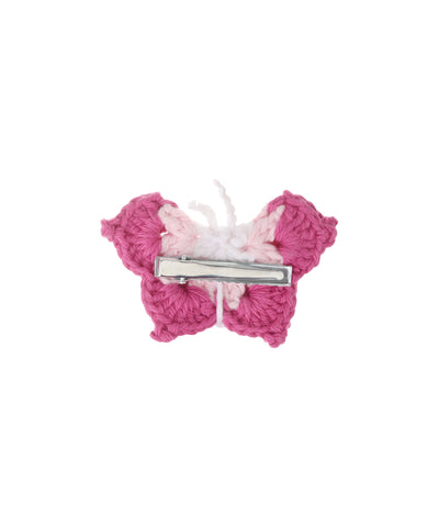 Dual-Tone Butterfly Crochet Hair Clip | Stylika