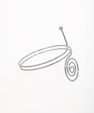 Wrap-Around Spiral Arm Cuff with Sphere Detail | Stylika