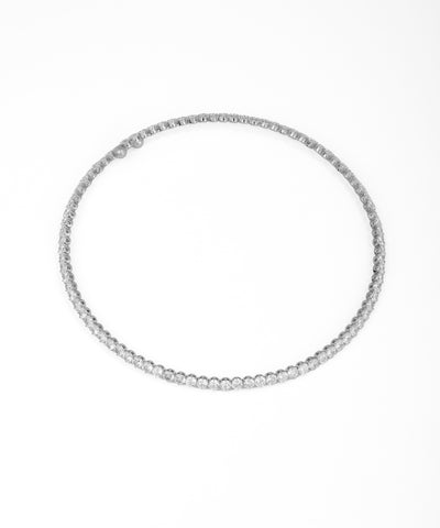 Elegant Continuous Stone Choker Necklace for Everyday Glam | Stylika