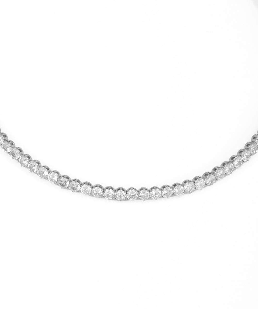 Elegant Continuous Stone Choker Necklace for Everyday Glam | Stylika