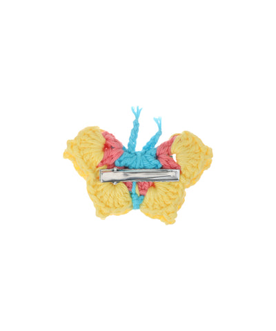 Dual-Tone Butterfly Crochet Hair Clip | Stylika