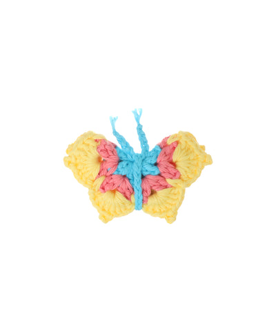 Dual-Tone Butterfly Crochet Hair Clip | Stylika