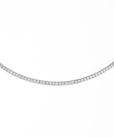 Dainty Pave-Style Sparkle Choker Necklace | Stylika