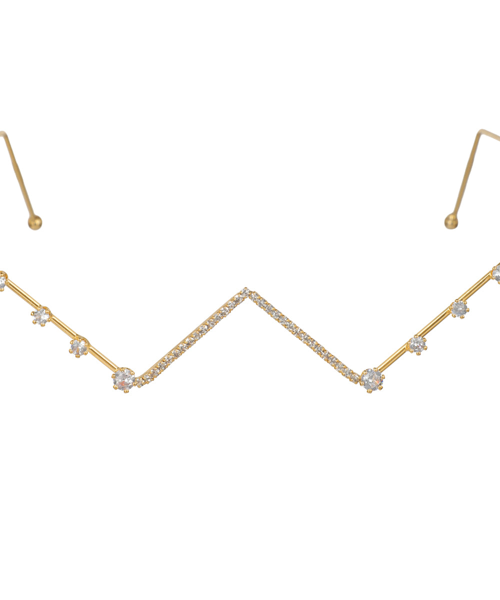 Zigzag Shimmer Facelet | Stylika