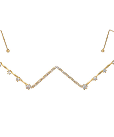 Zigzag Shimmer Facelet | Stylika