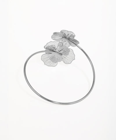 Delicate Filigree Floral Arm Cuff | Stylika