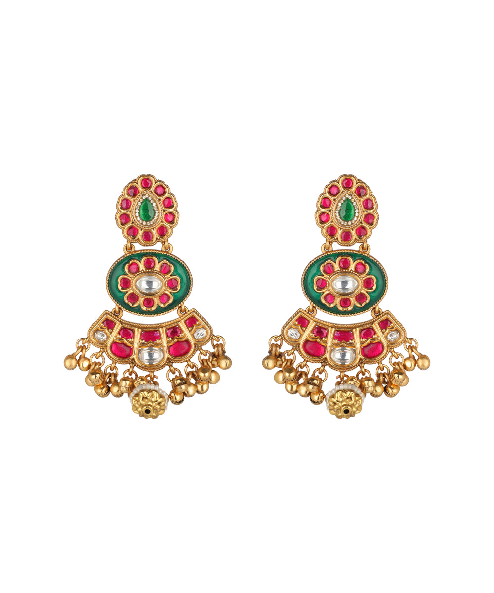 Traditional necklace set styled for festive ensembles