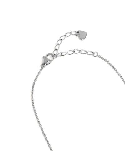 Delicate V-Shape Pendant Necklace with Drop | Stylika