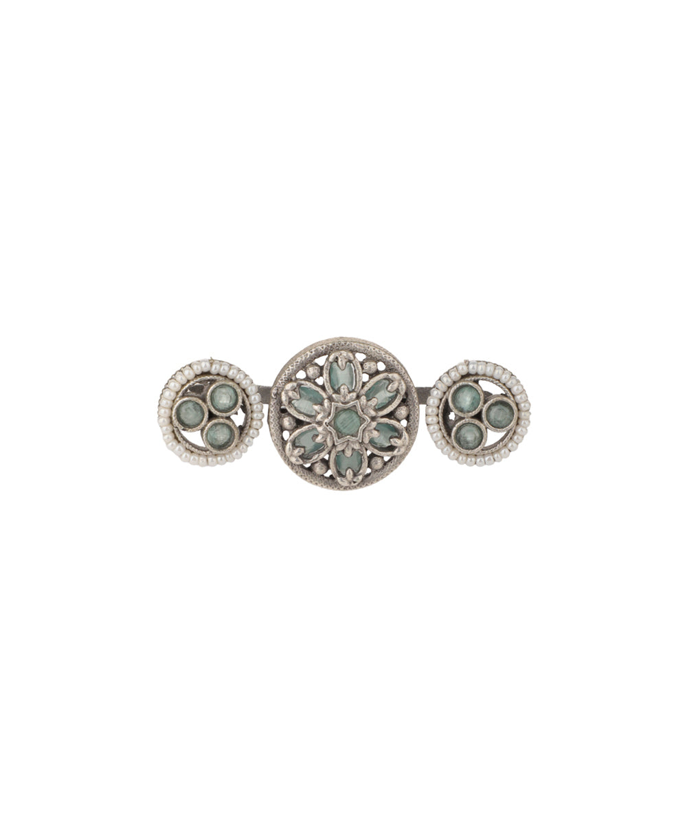 Floral Medallion Trio Ring | Stylika