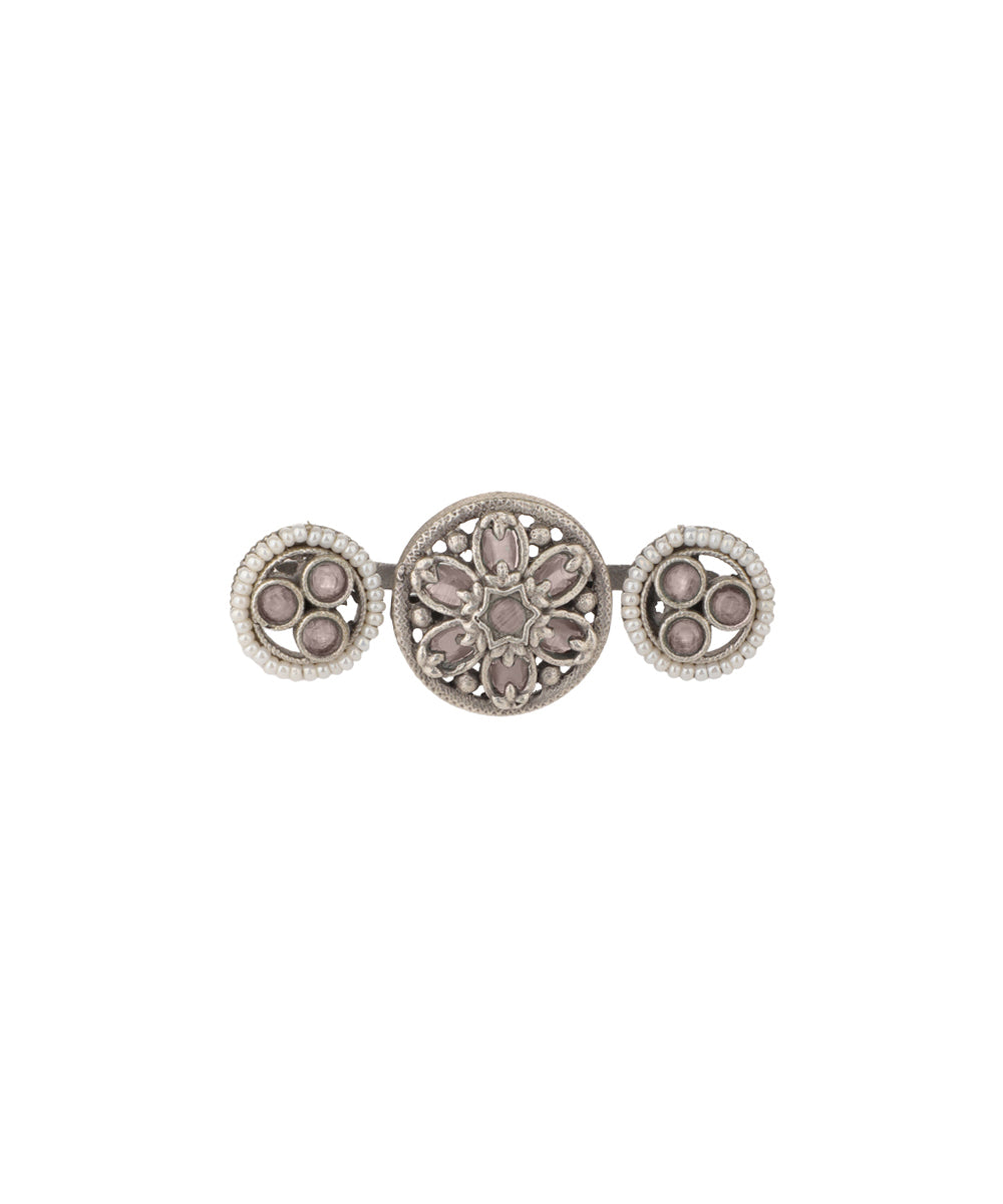 Floral Medallion Trio Ring | Stylika