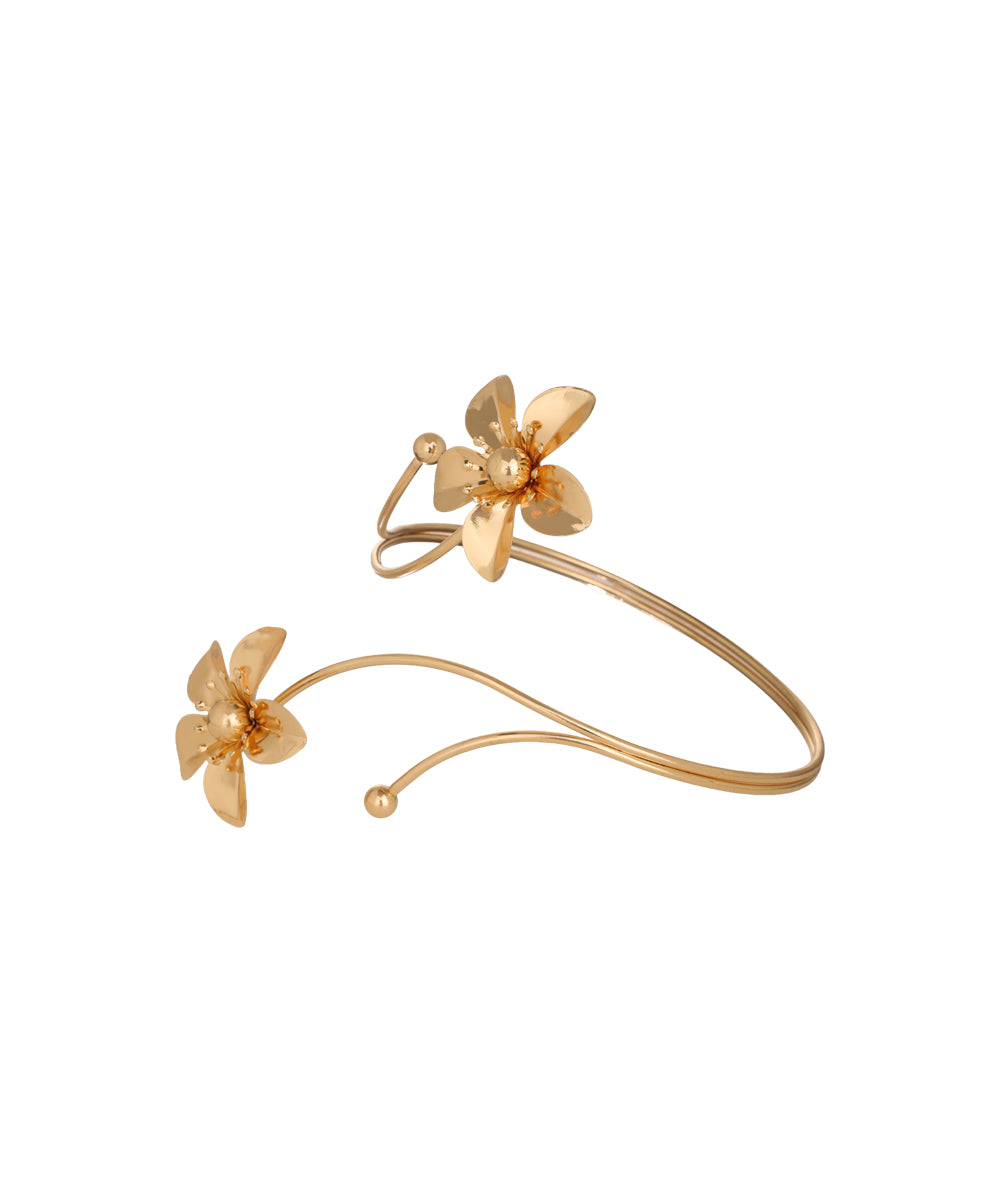 Floral Motif Arm Cuff | Stylika