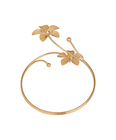 Floral Motif Arm Cuff | Stylika
