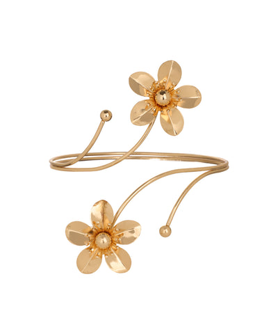 Floral Motif Arm Cuff | Stylika