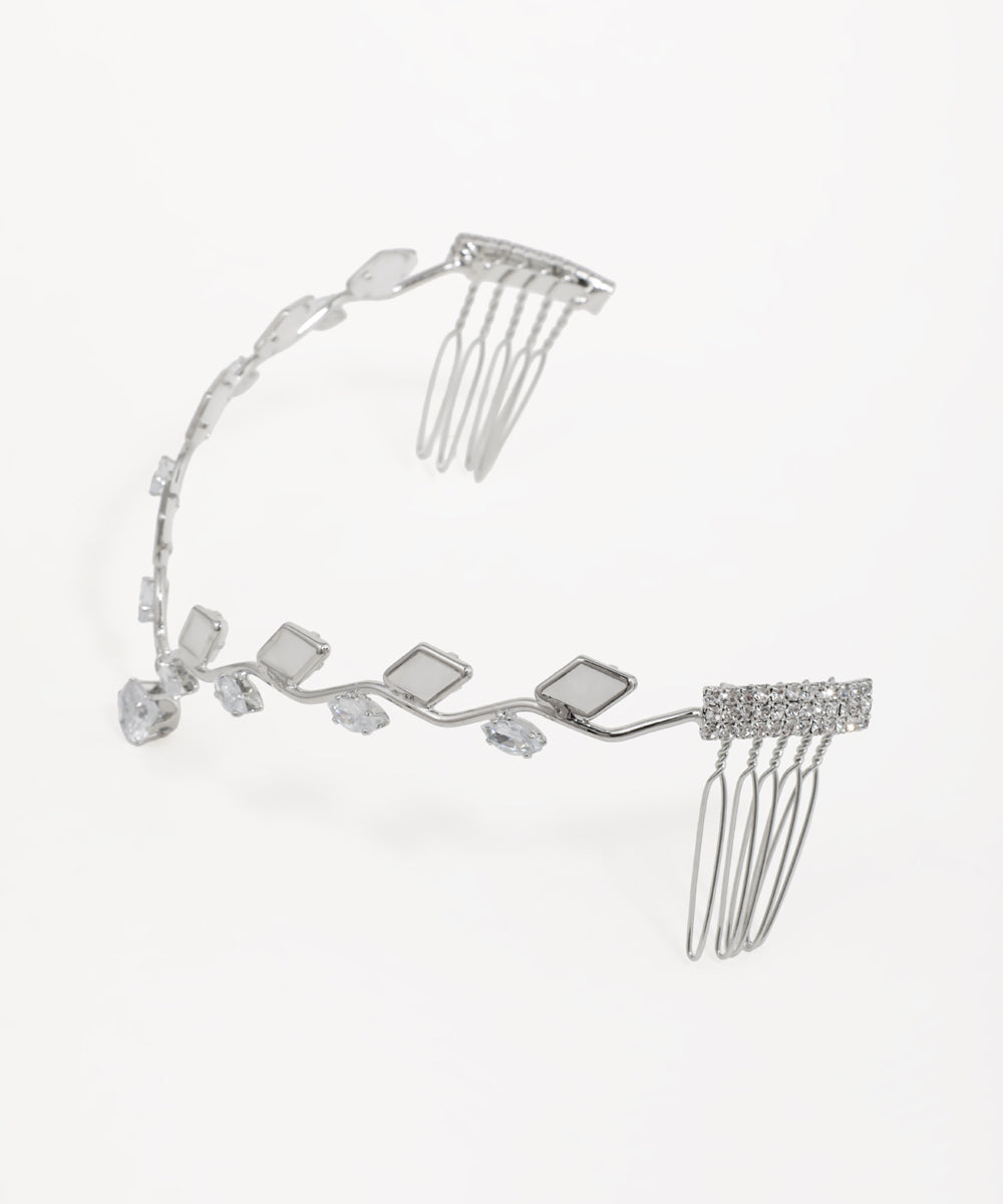 Graceful Vine Motif Tiara | Stylika