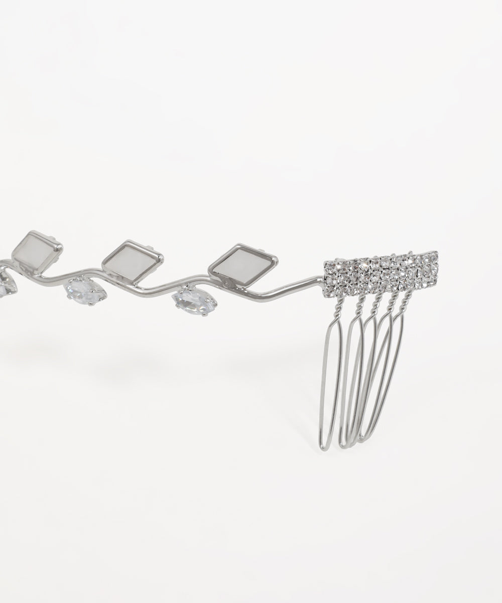 Graceful Vine Motif Tiara | Stylika