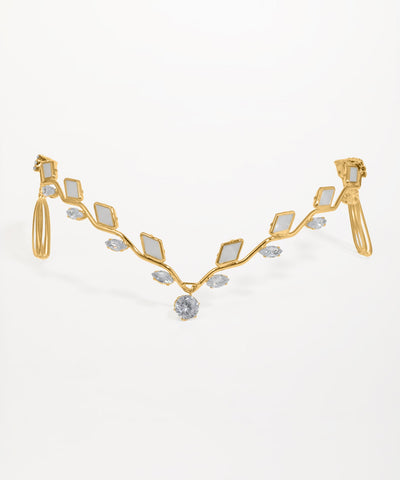 Graceful Vine Motif Tiara | Stylika