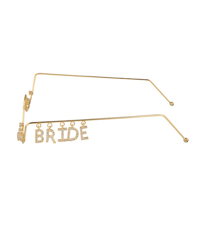 Wavy Floral Facelet with Sparkling Bride Charms | Stylika